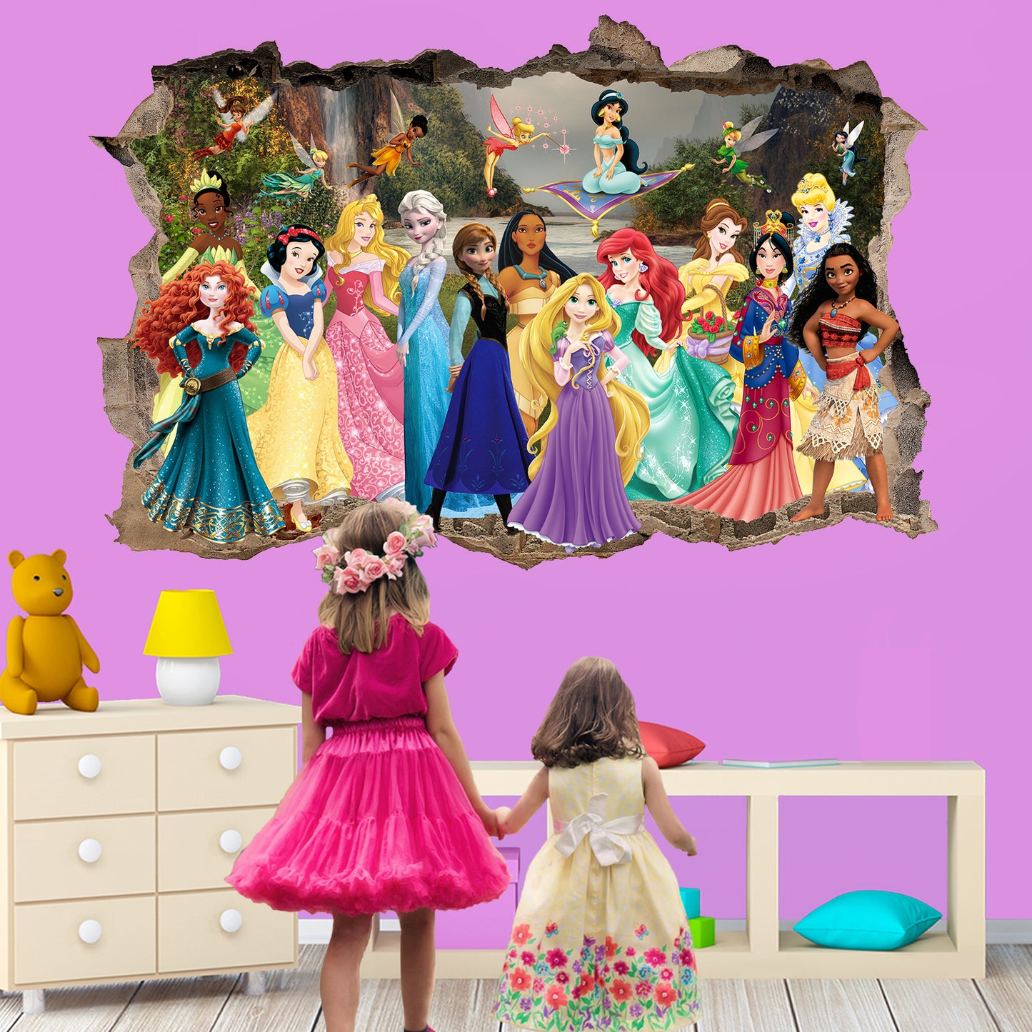 disney princess wall sticker