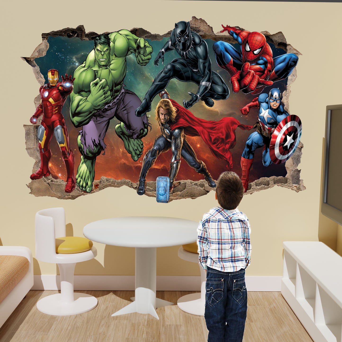 marvel avengers wall art poster sticker