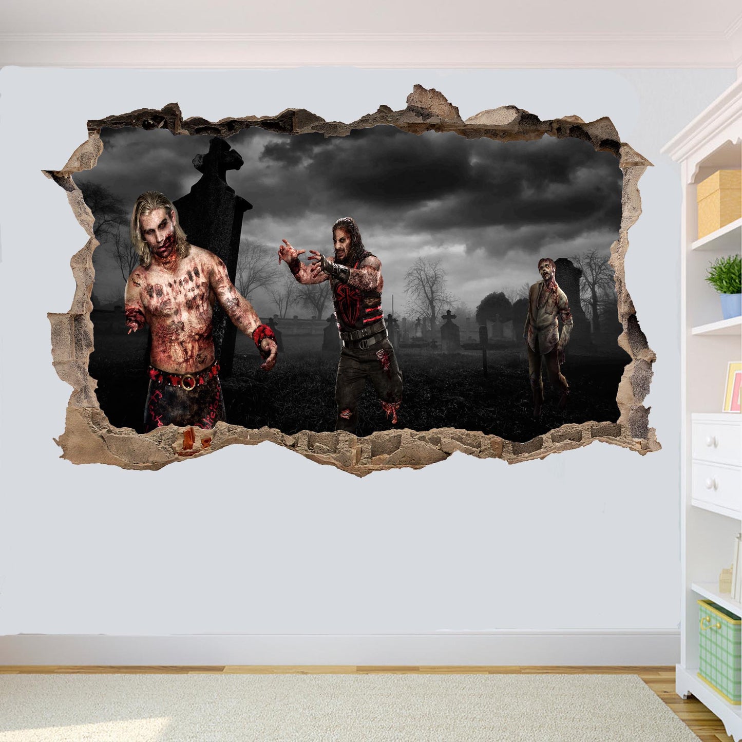 zombi apocalypse wall sticker decal mural poster