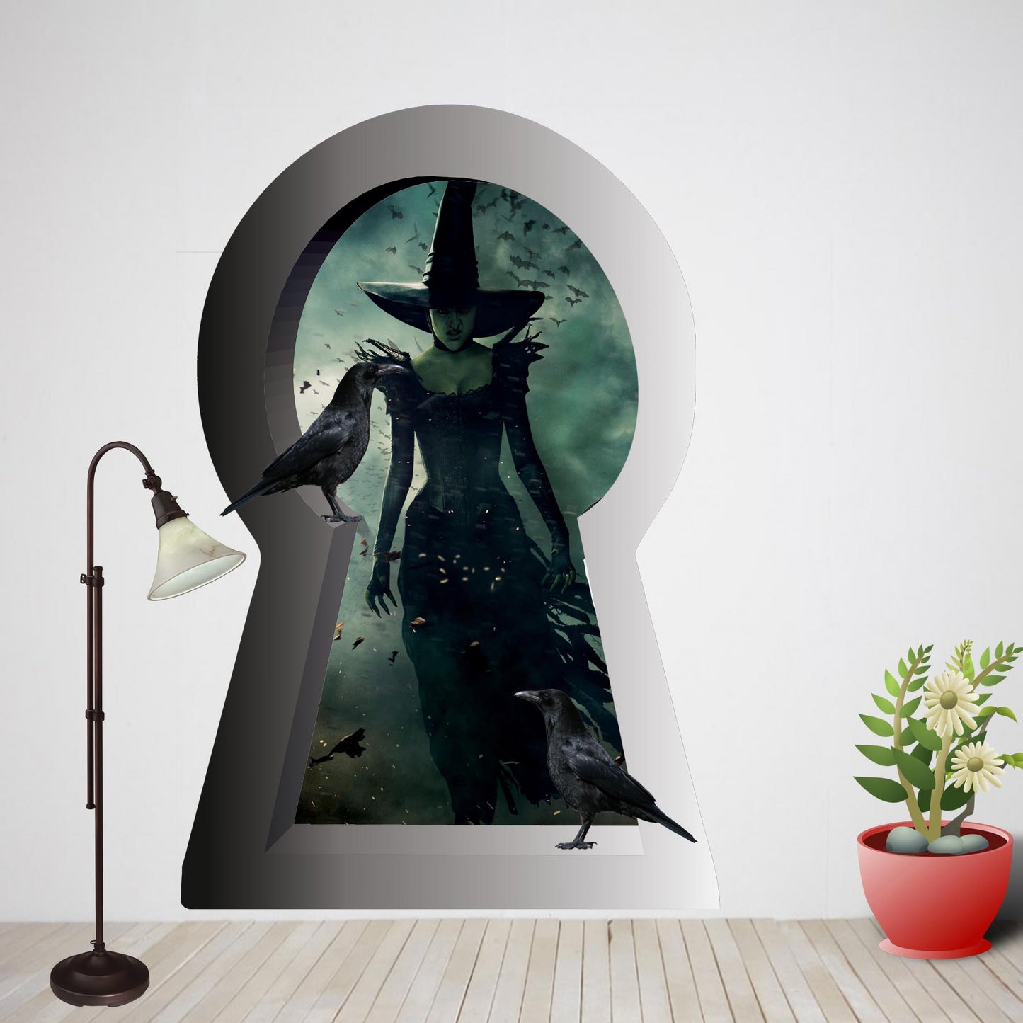 Witch Wall Art Sticker Decal Mural Poster