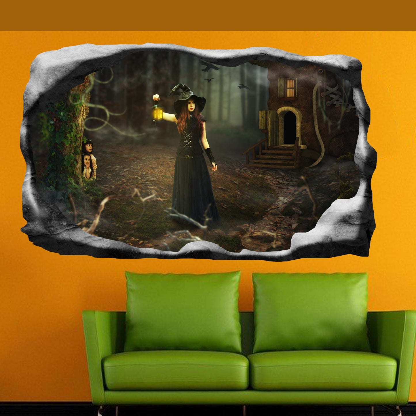 Witch Wall Art Sticker Decal Mural Poster