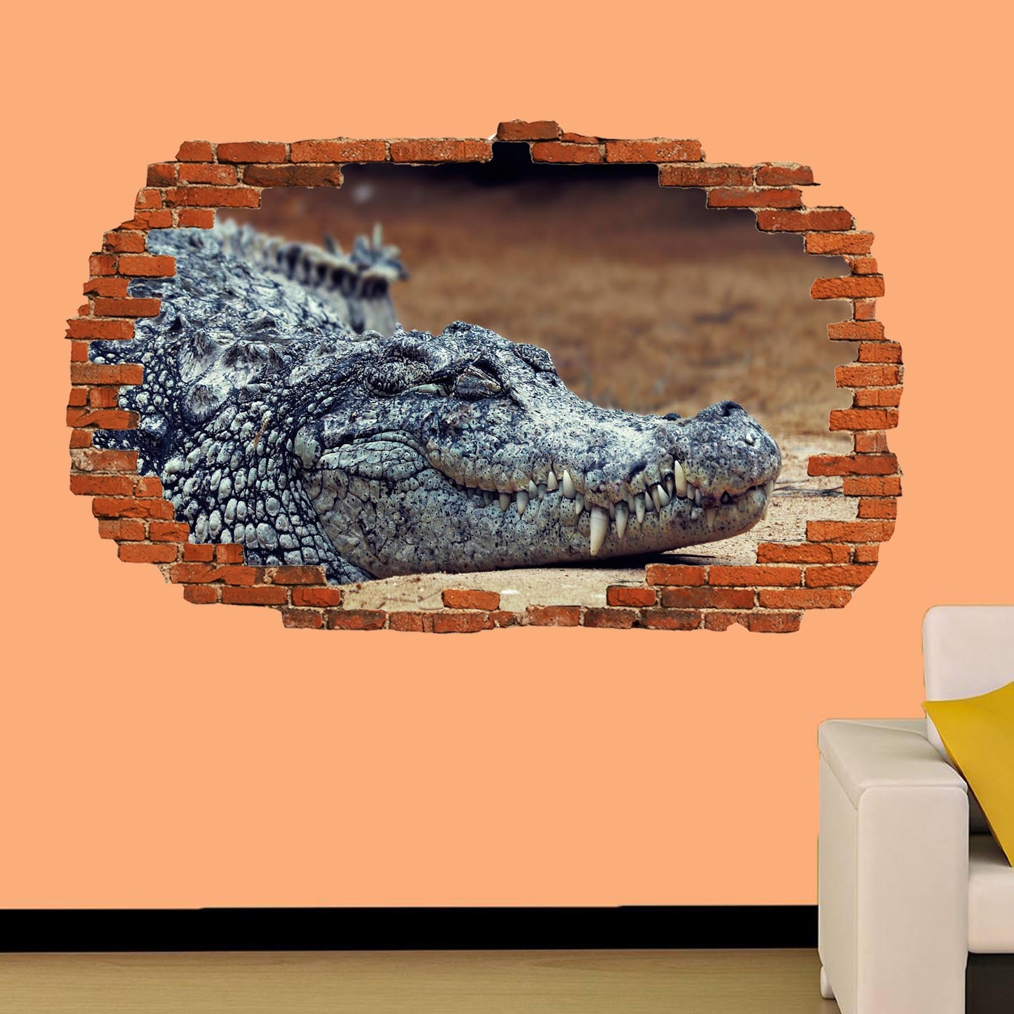 Crocodile Wall Sticker Mural Decal Poster