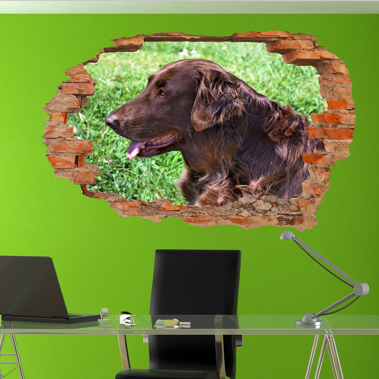 Setter Dog Wall Sticker Mural Decal Poster