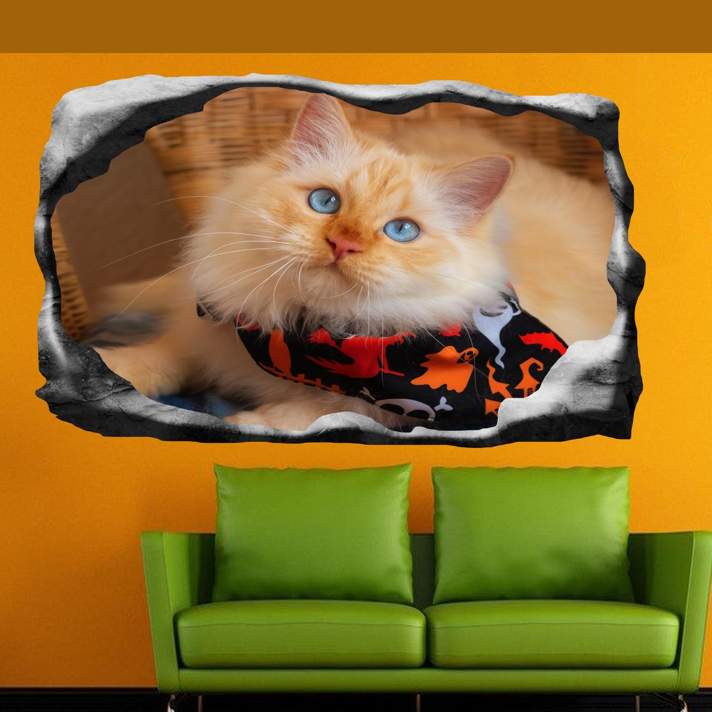 Kitten Wall Sticker Poster Decal Mural