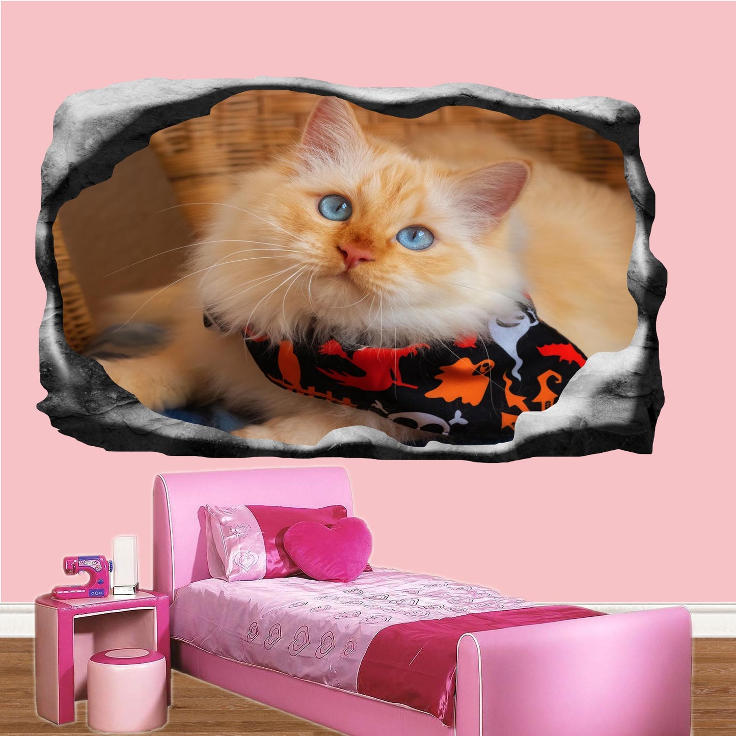 Kitten Wall Sticker Poster Decal Mural