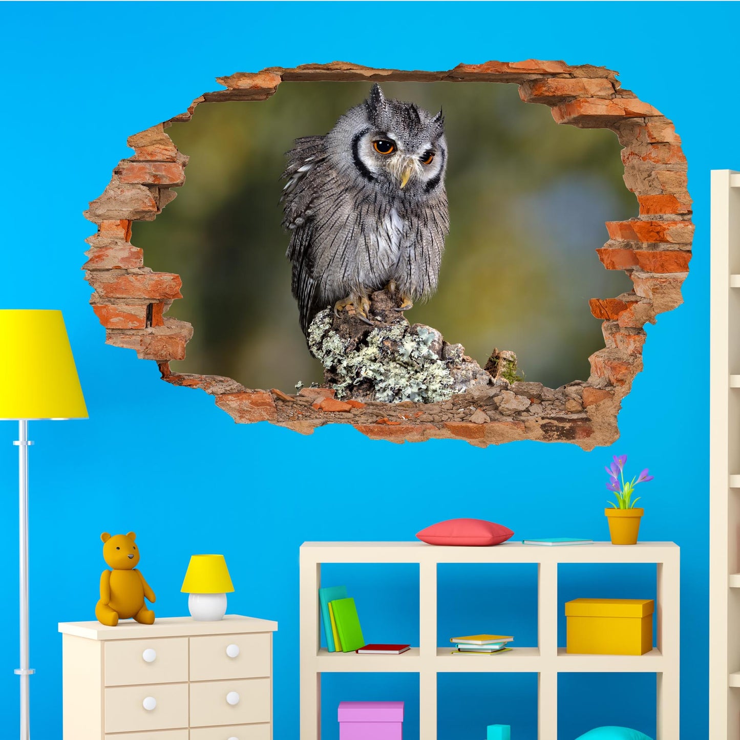 Owl Wall Sticker Poster Decal Mural