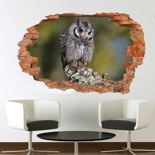 Owl Wall Sticker Poster Decal Mural