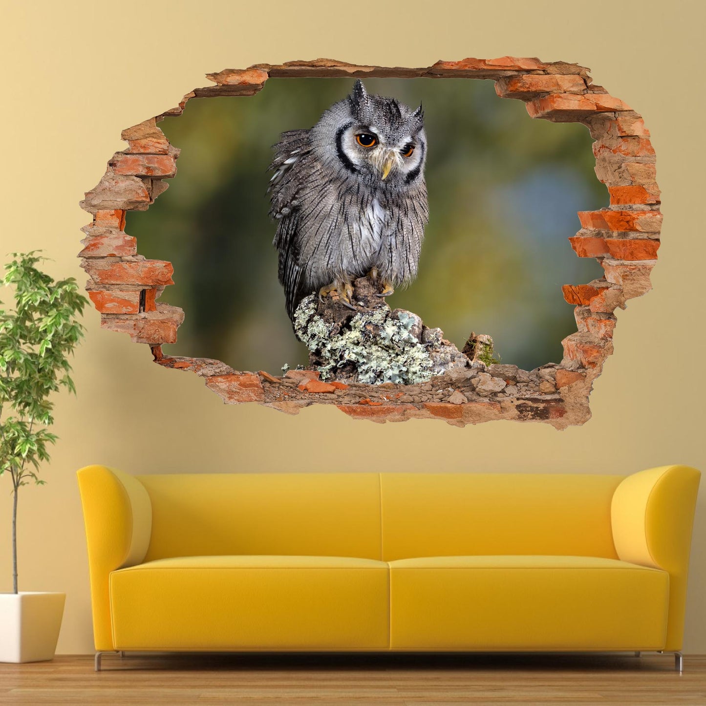 Owl Wall Sticker Poster Decal Mural
