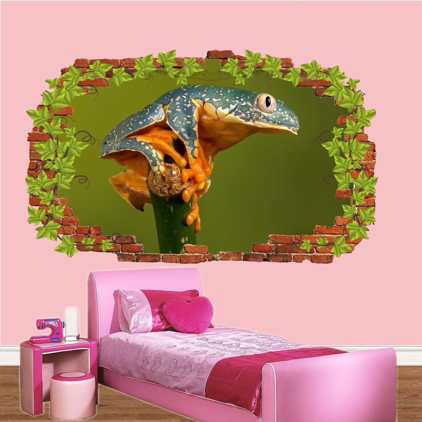 Frog Wall Sticker Poster Decal Mural