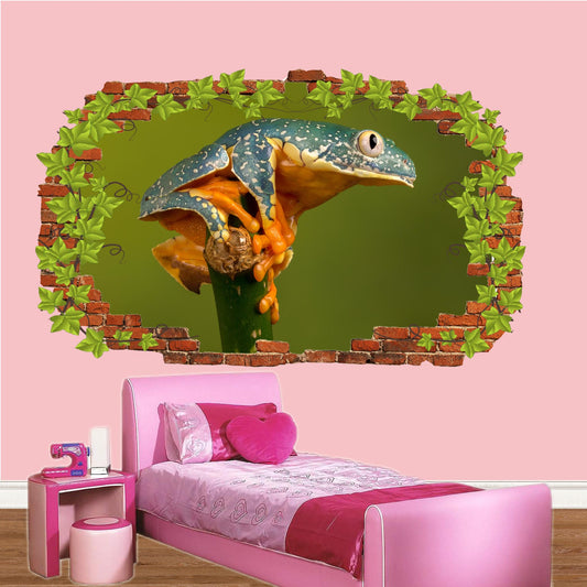 Frog Wall Sticker Poster Decal Mural