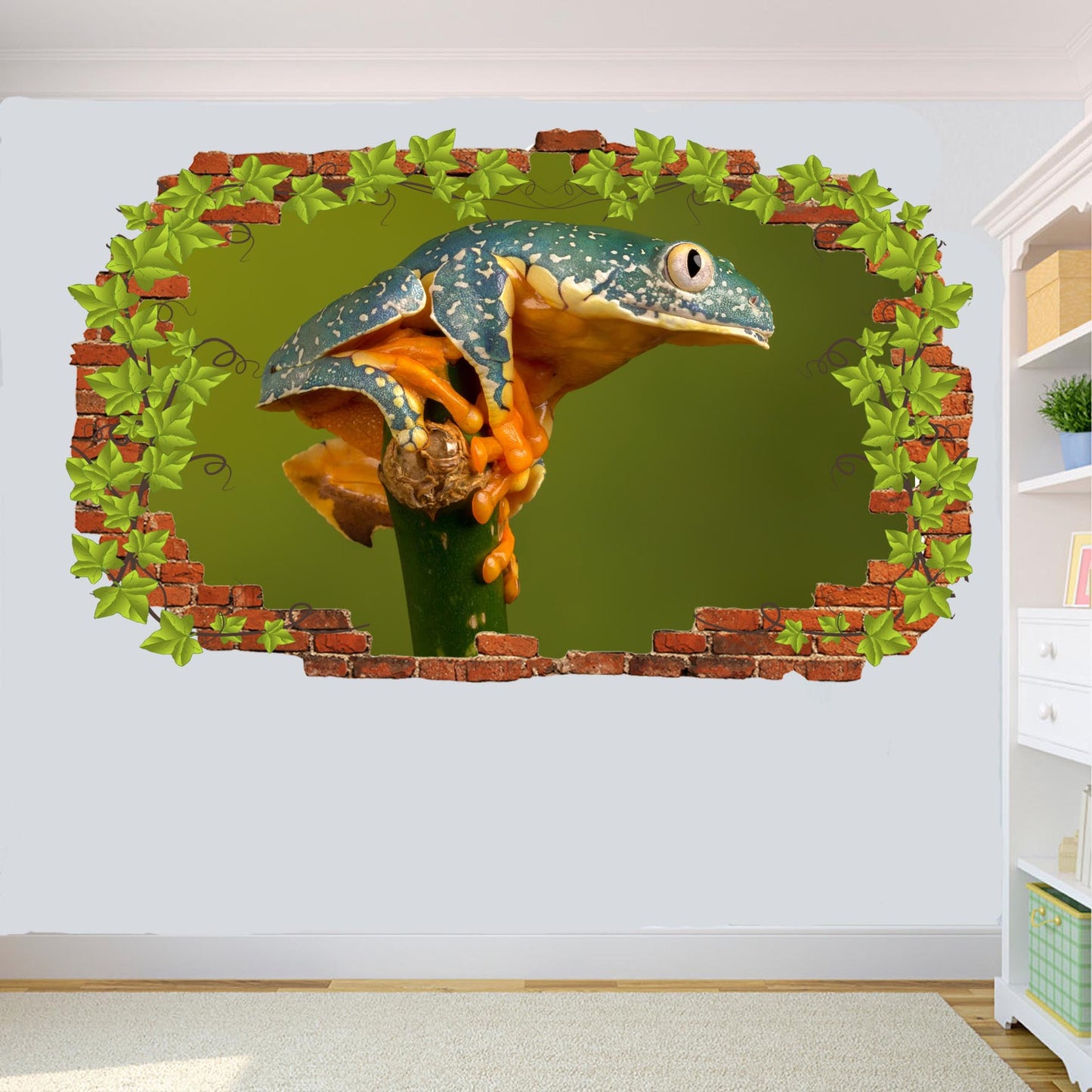 Frog Wall Sticker Poster Decal Mural