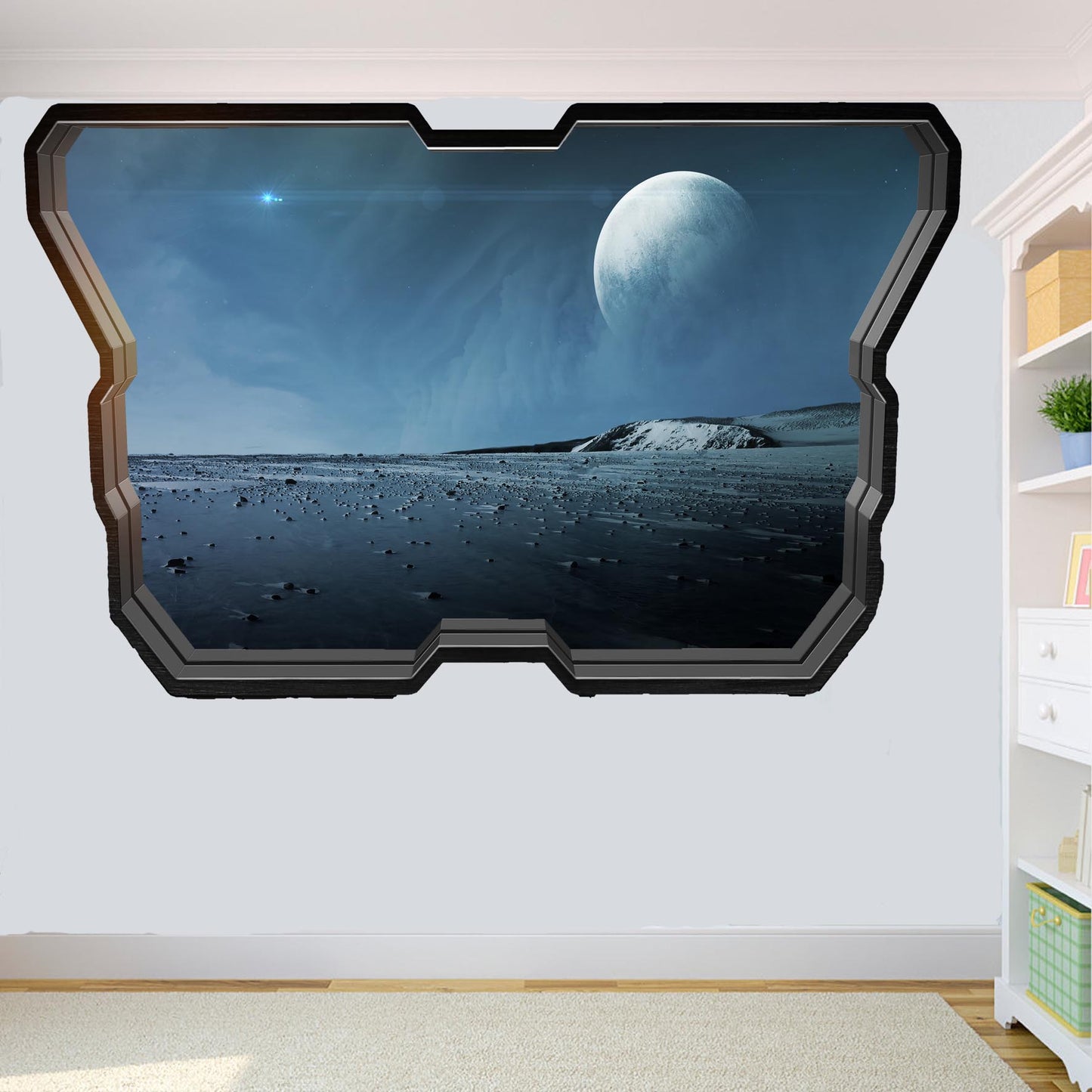 Planet wall stickers mural decal poster