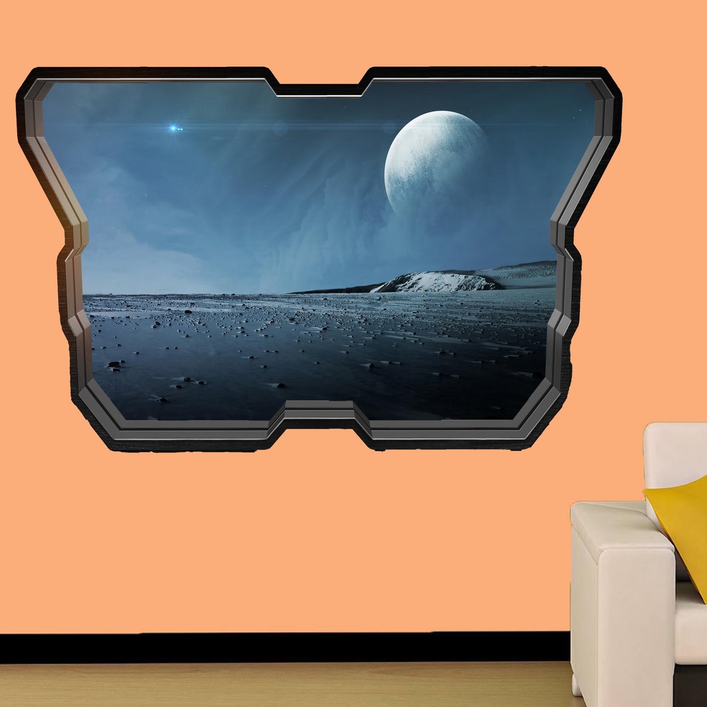 Planet wall stickers mural decal poster