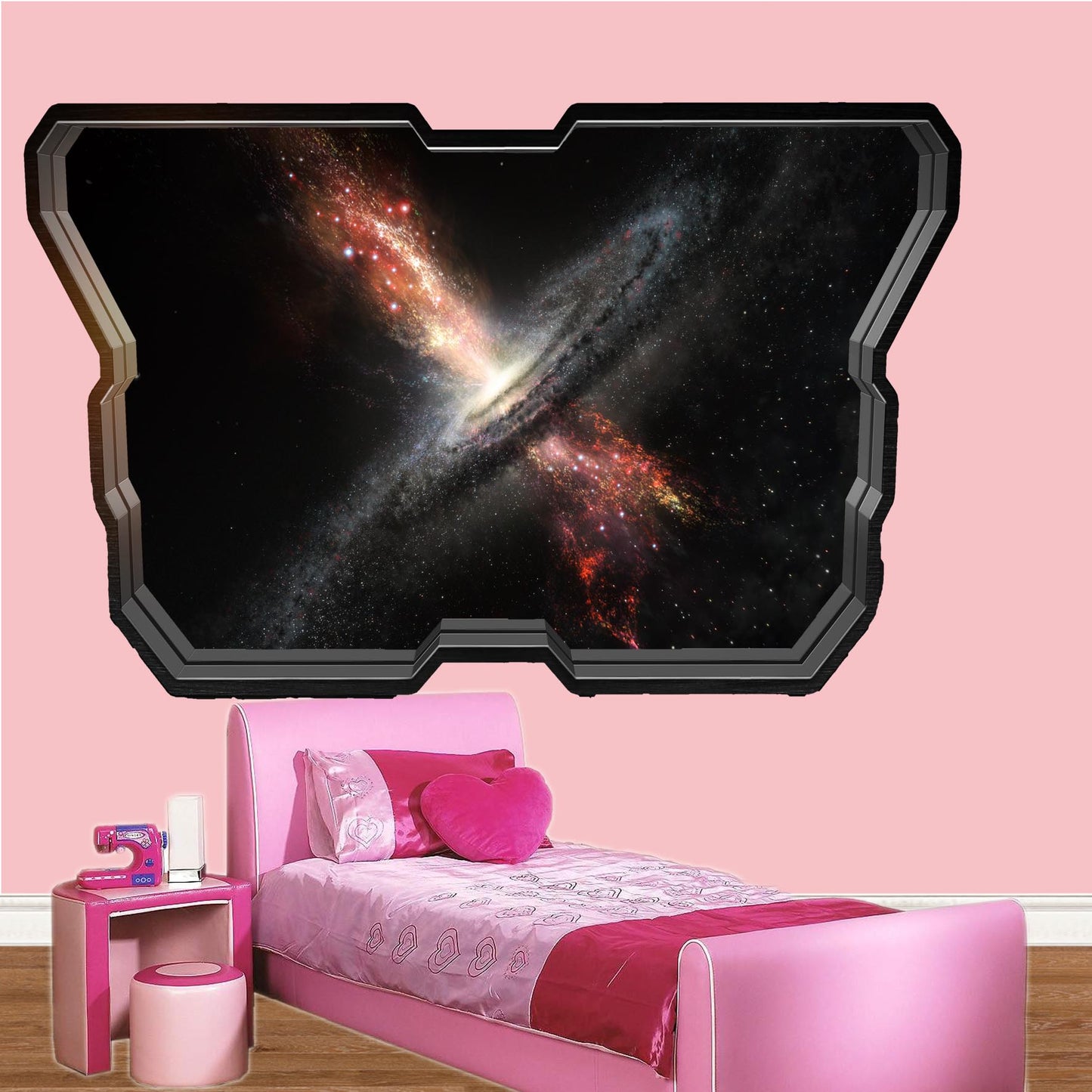 Galactic Wonder Space Wall Decal Mural Poster