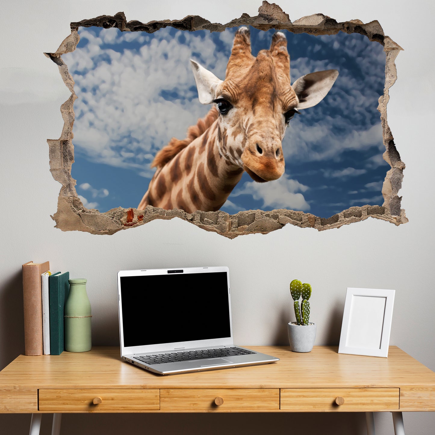 Giraffe wall sticker mural decal