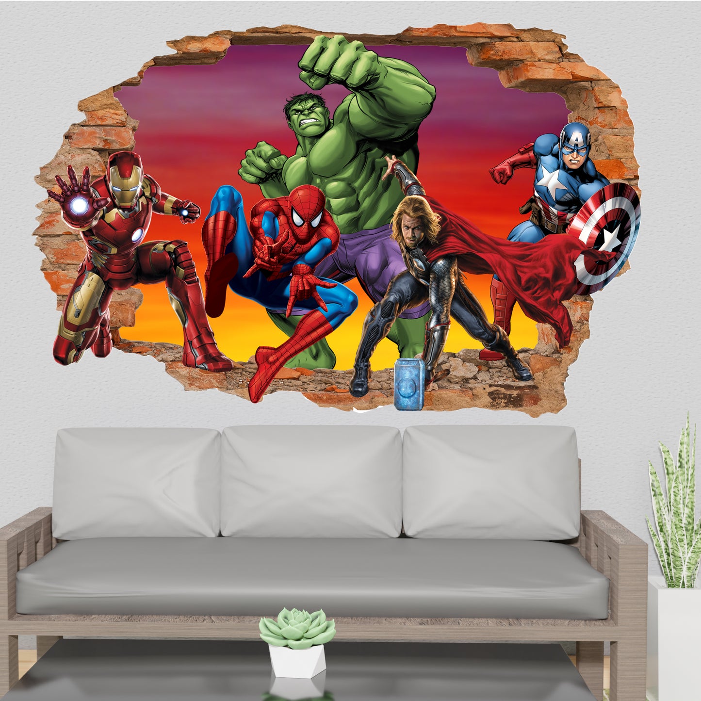 Premium Avengers Wall Sticker for Fans