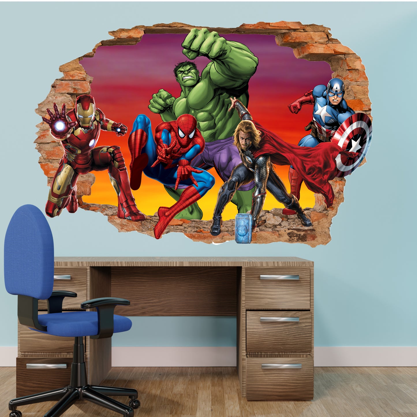 Premium Avengers Wall Sticker for Fans