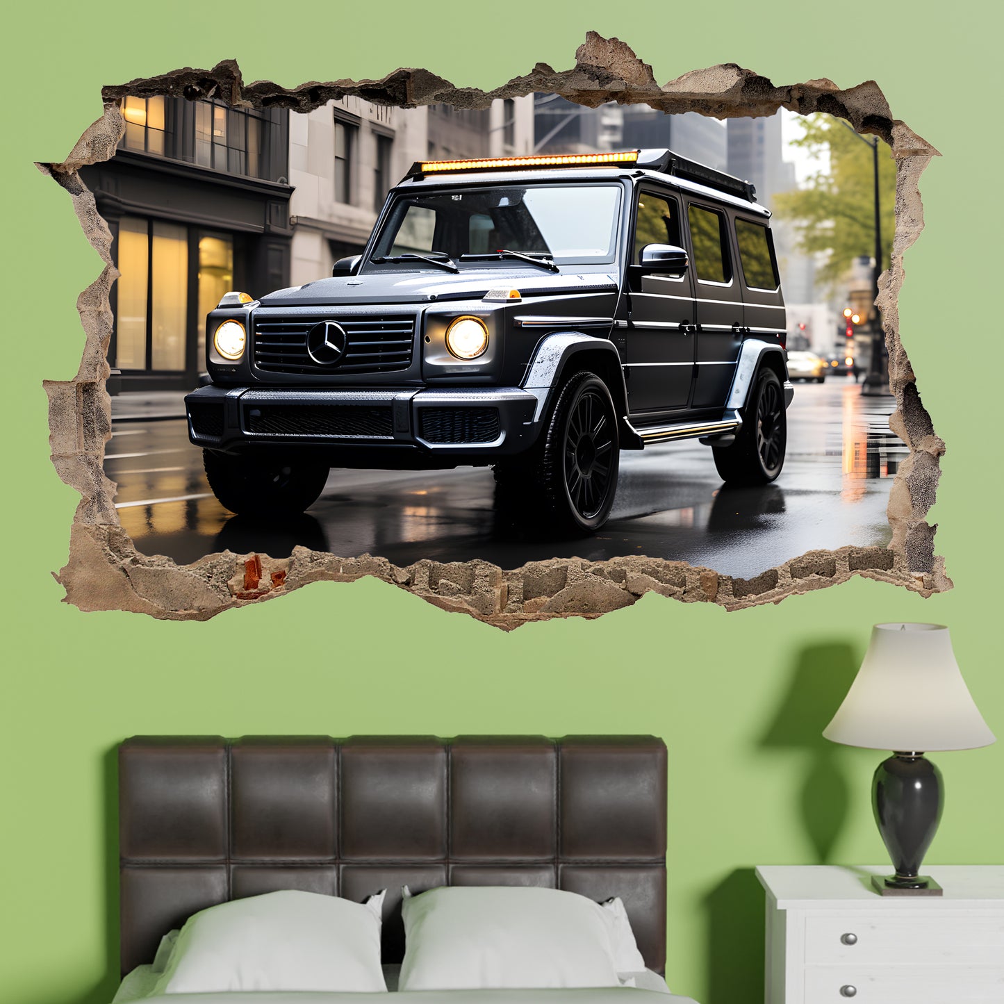 Powerful GWagon Wall Stickers Art Poster