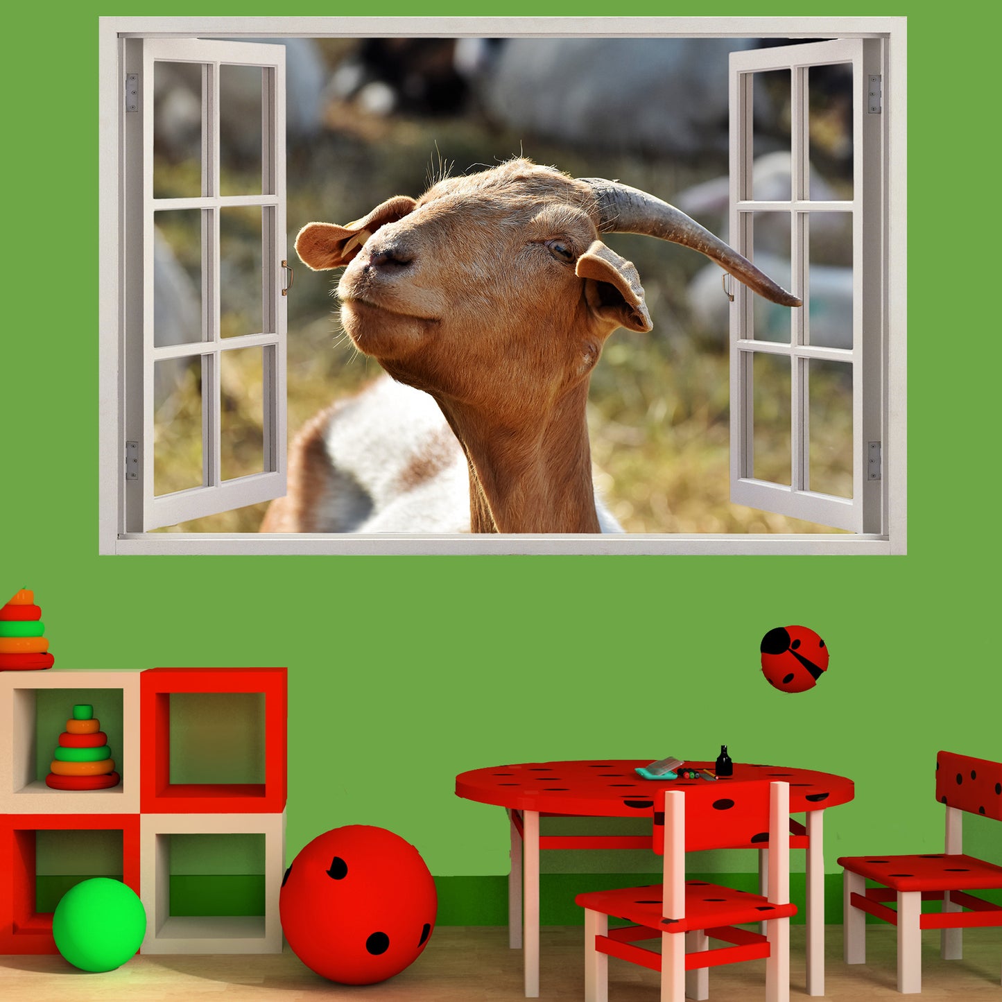 Goat Wall Sticker Mural Decal Poster