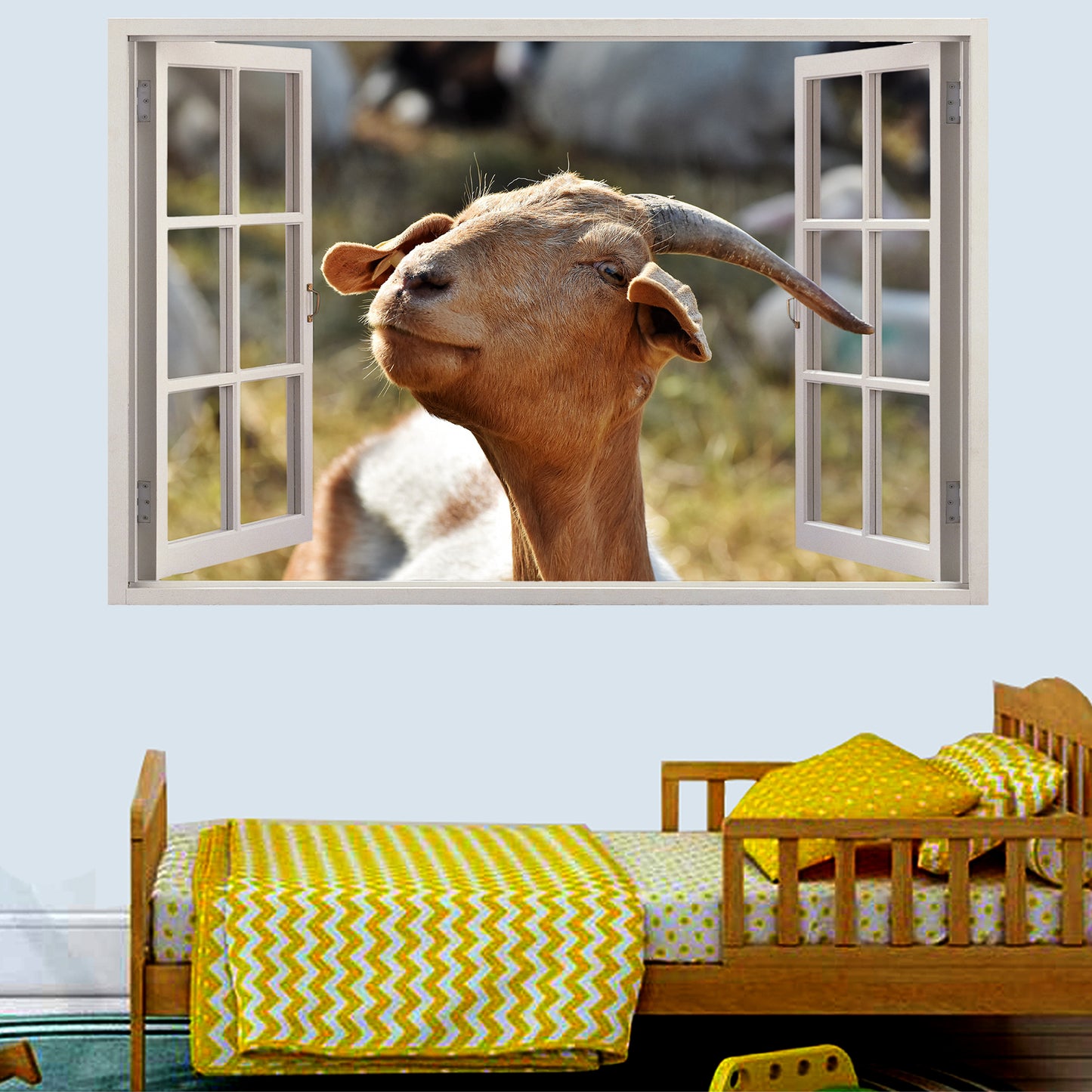 Goat Wall Sticker Mural Decal Poster