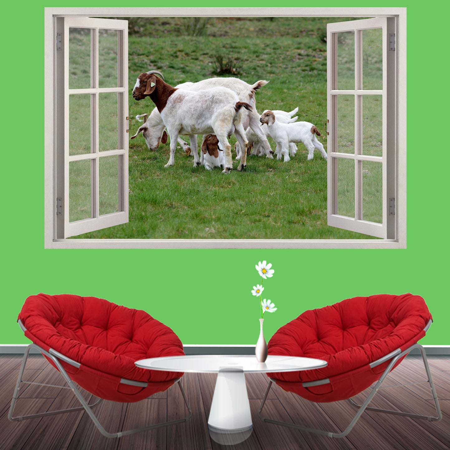 Goat Wall Sticker Mural Decal Poster