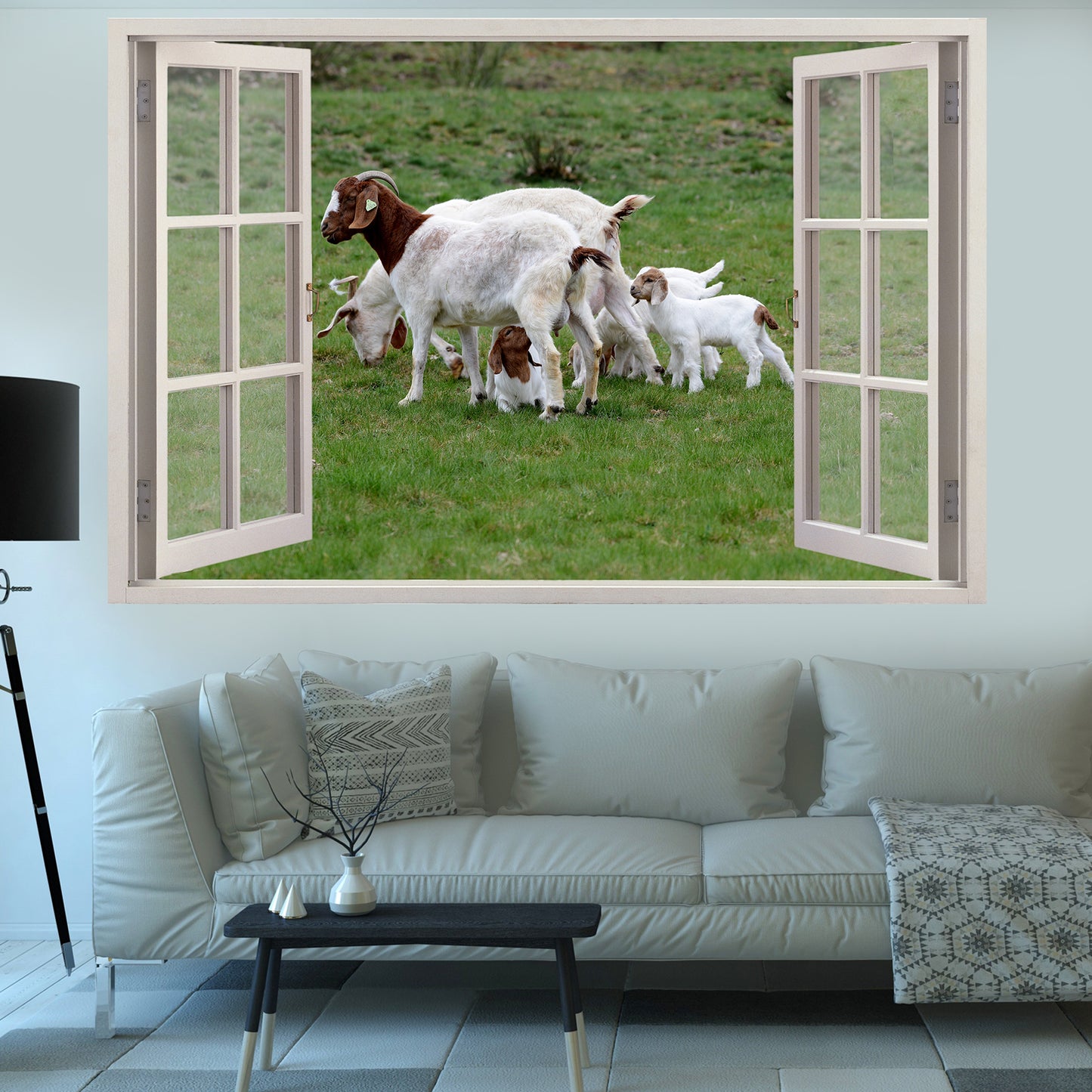 Goats Wall Sticker Mural Decal Poster