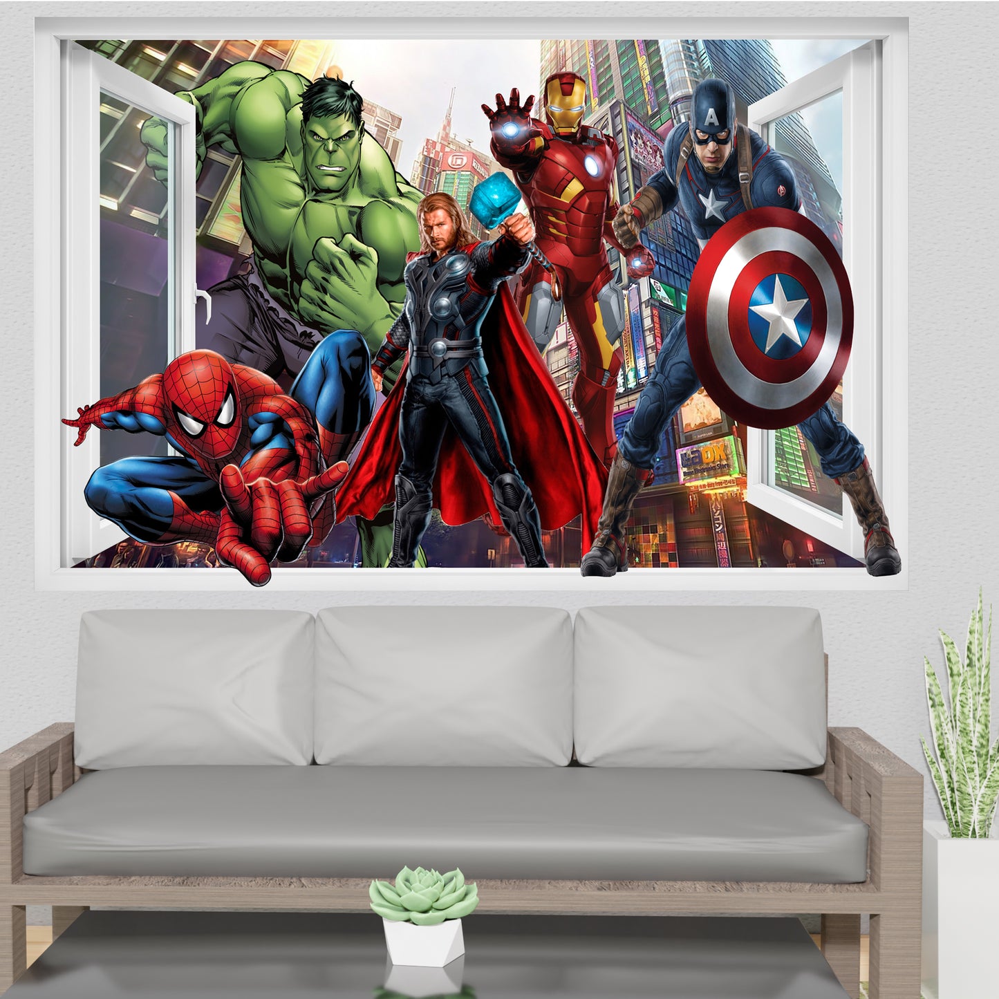 marvel avengers bedroom decor sticker