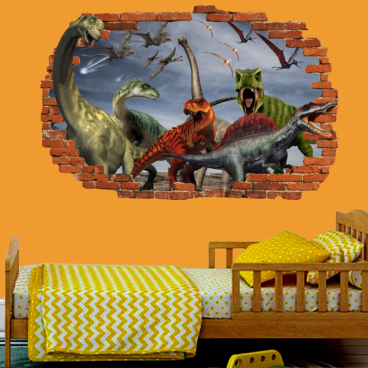 Jurassic World Dinosaurs Wall Sticker Mural Decal Poster Wall Art Transfe
