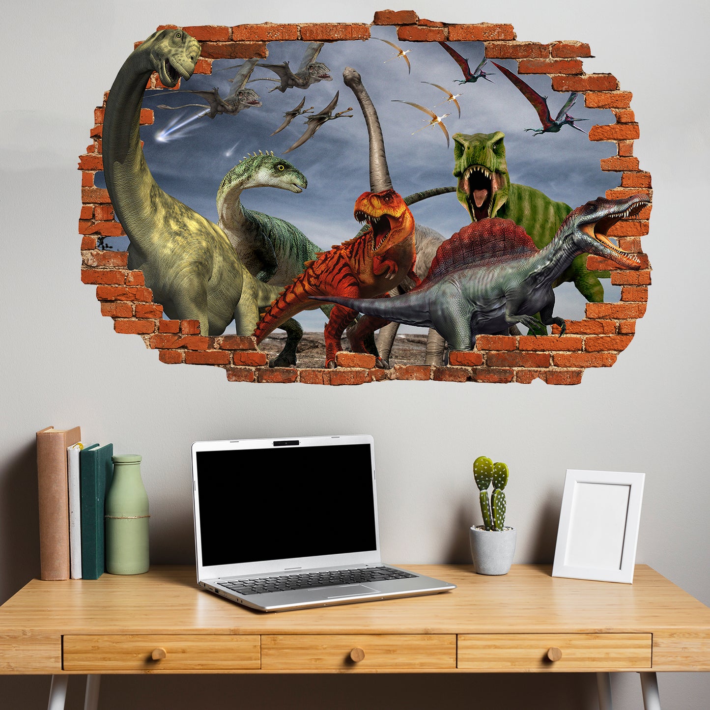 Jurassic World Dinosaurs Wall Sticker Mural Decal Poster Wall Art Transfe
