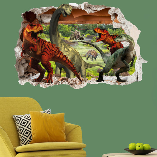 Jurassic World Dinosaurs Wall Sticker Mural Decal Poster Wall Art Transfe