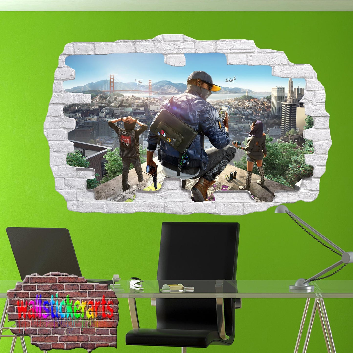 Watch Dogs Wall Sticker