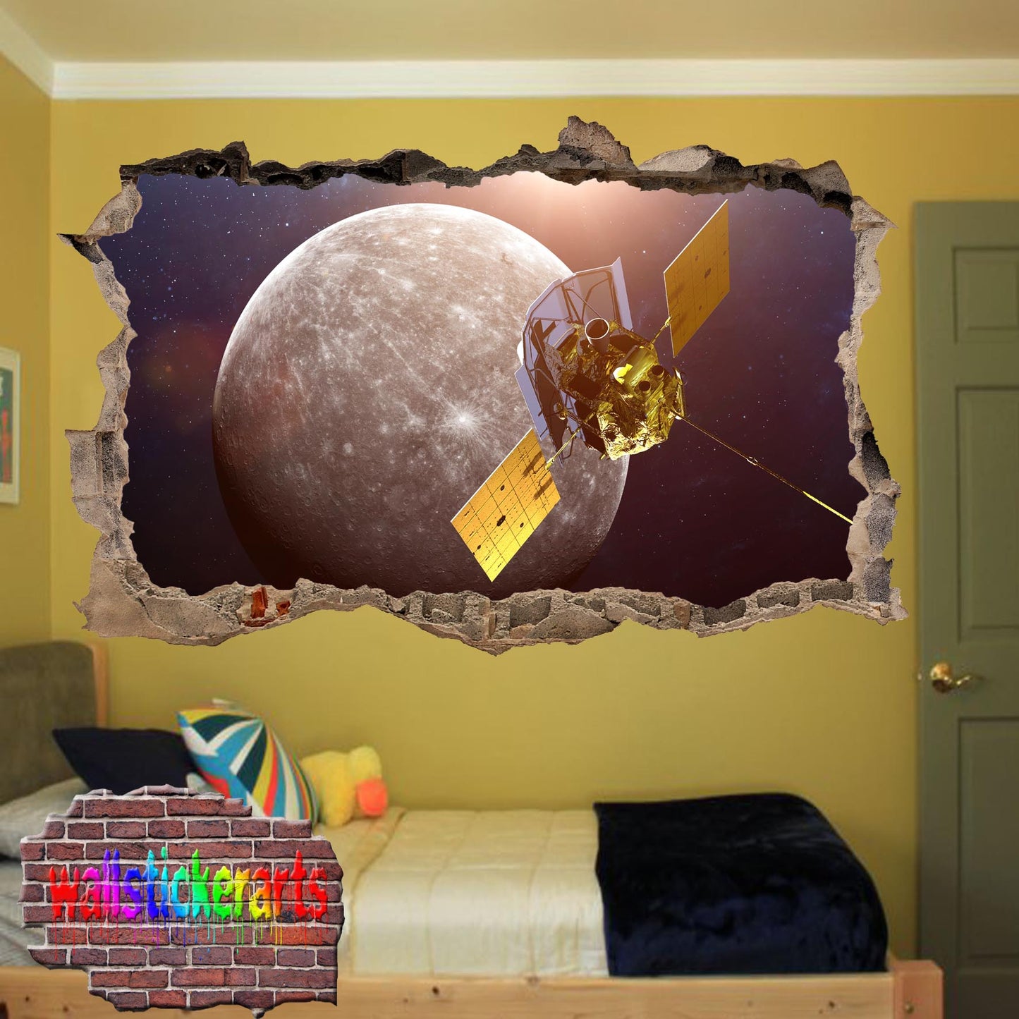 Mercury Satellite Messenger Wall Sticker Poster Decal Mural