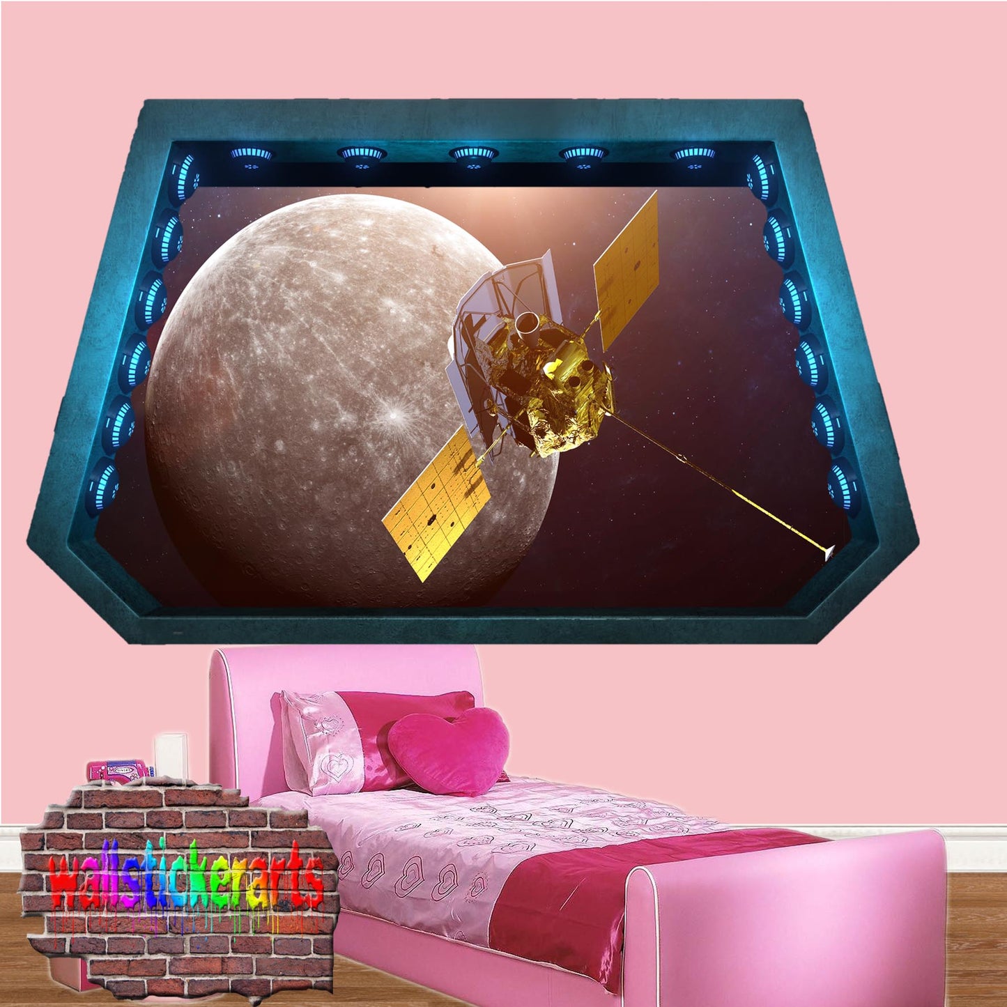 Mercury Satellite Messenger Wall Sticker Poster Decal Mural