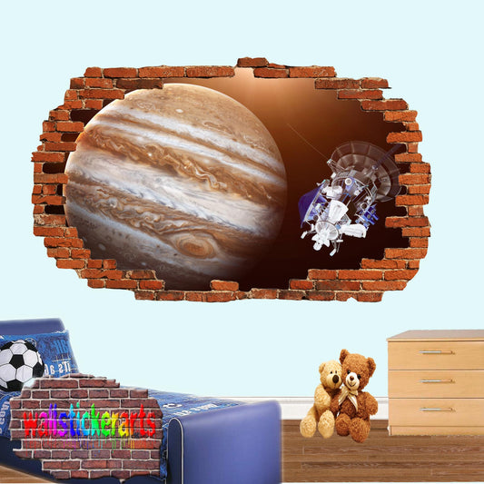 Planets Jupiter Satellite Galileo Wall Sticker Poster Decal Mural