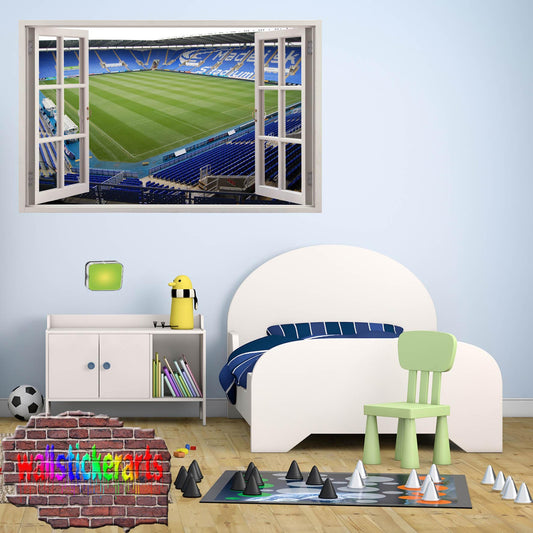 Reading Madejski Football Stadium 3d Art Wall Sticker Mural Room Office Shop Decor Decal