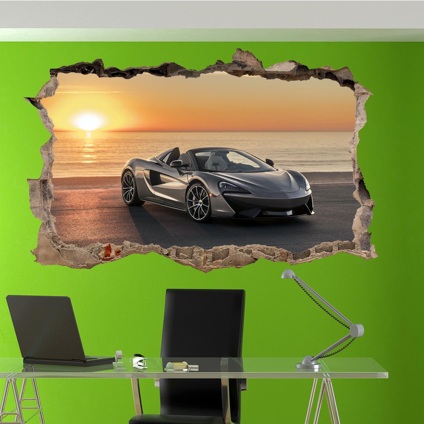 MCLAREN WALL STICKER mural decal poster