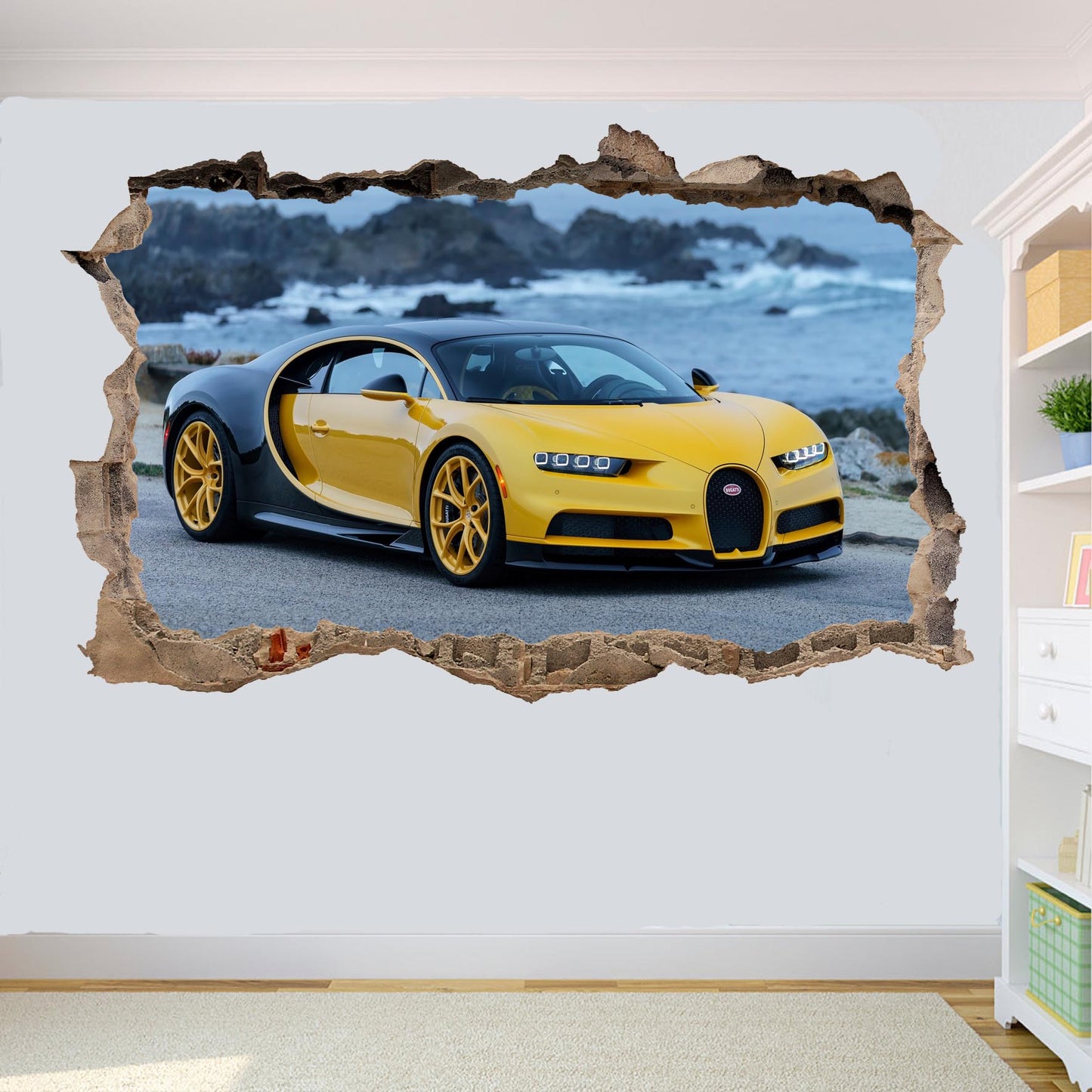 BUGATTI CHIRON WALL STICKER mural decal poster