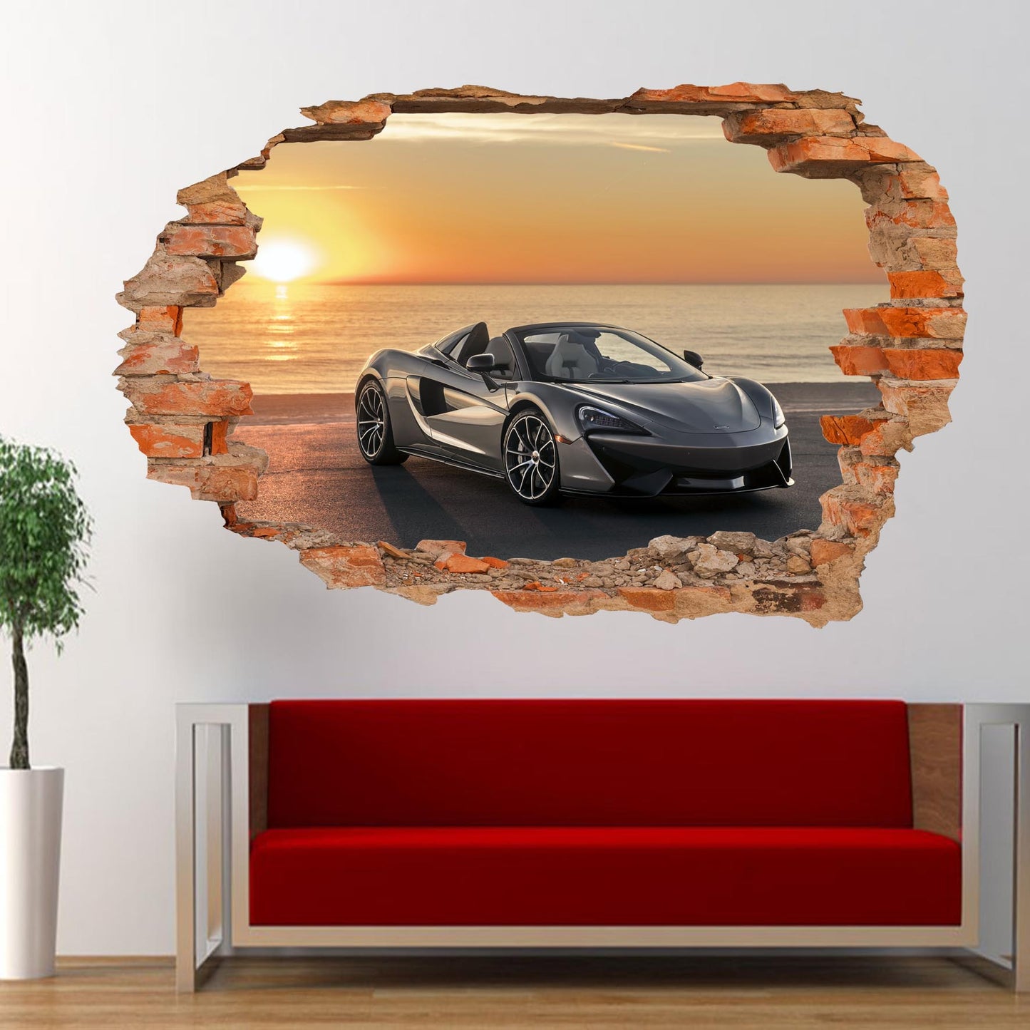 MCLAREN WALL STICKER mural decal poster