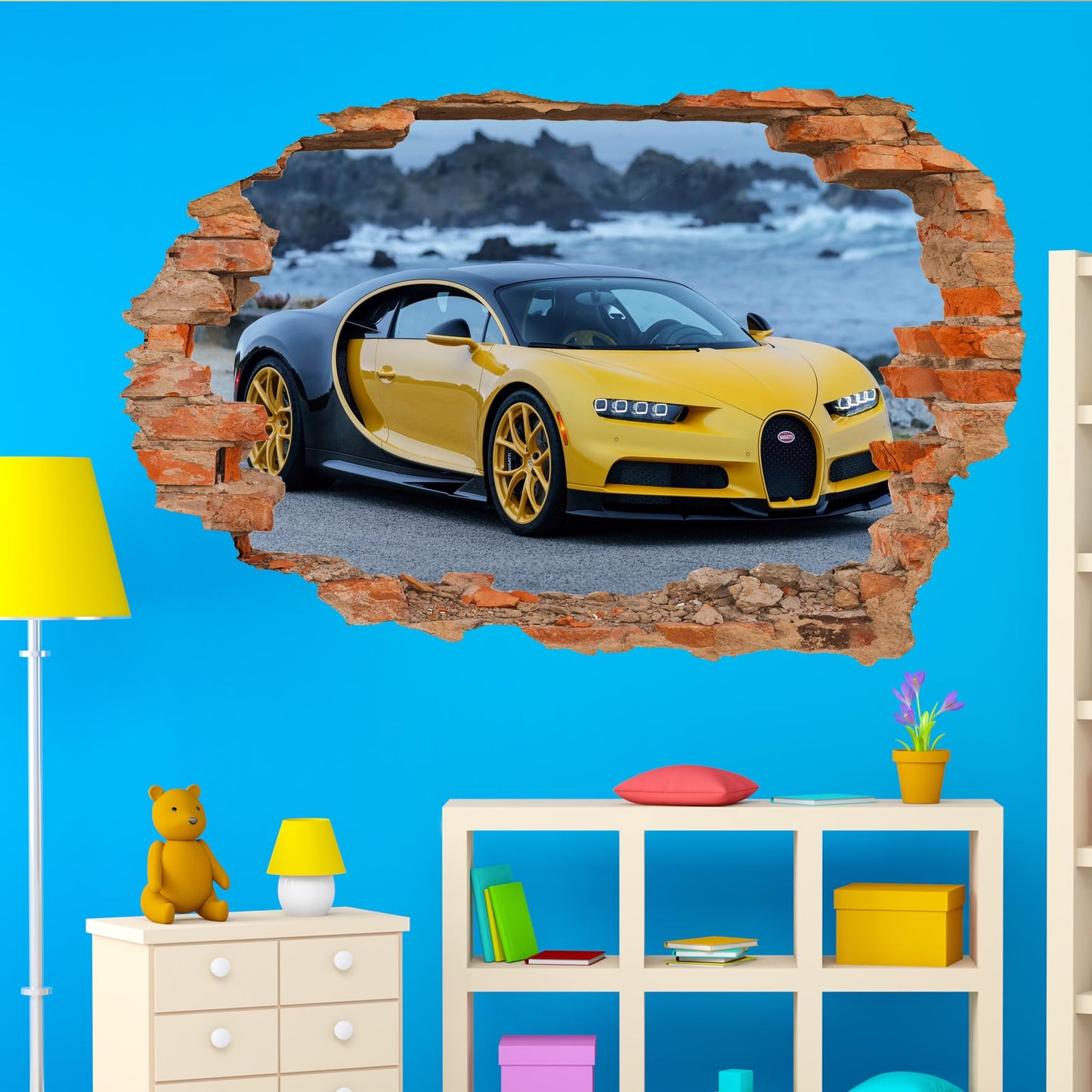 BUGATTI CHIRON WALL STICKER mural decal poster