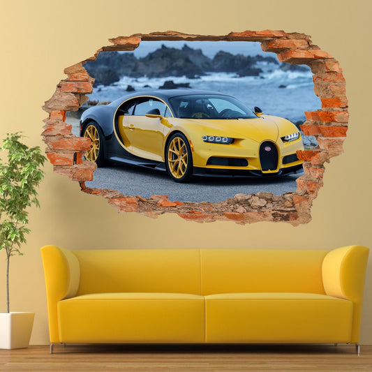 BUGATTI CHIRON WALL STICKER mural decal poster