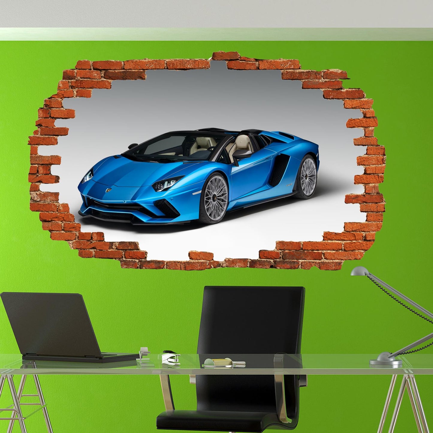 LAMBORGHINI AVENTADOR WALL STICKER mural decal poster