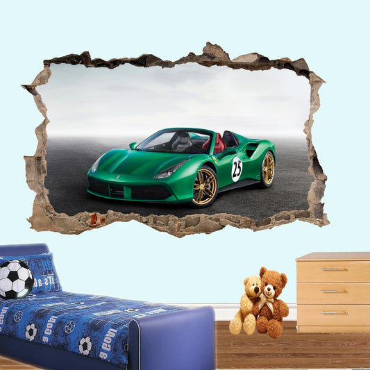 FERRARI SPIDER WALL STICKER mural decal poster