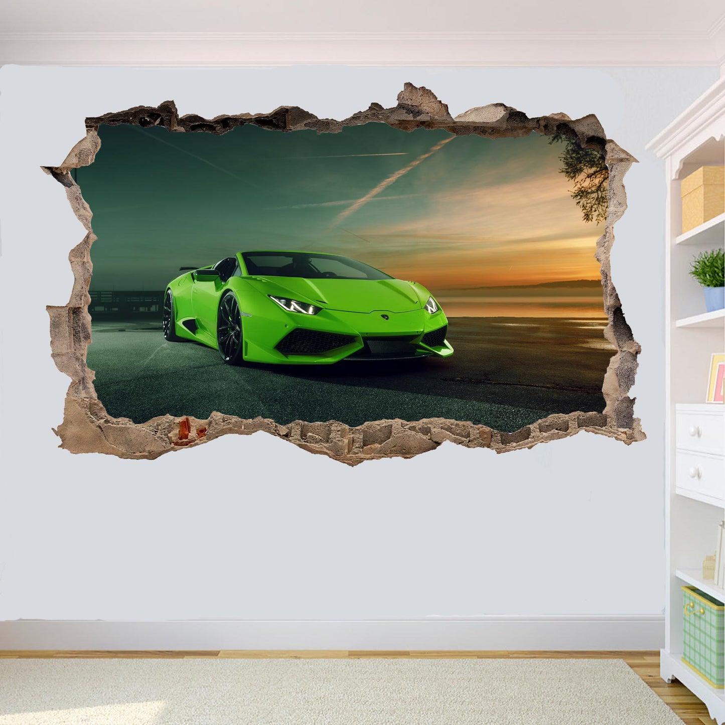 LAMBORGHINI SPYDER WALL STICKER mural decal poster