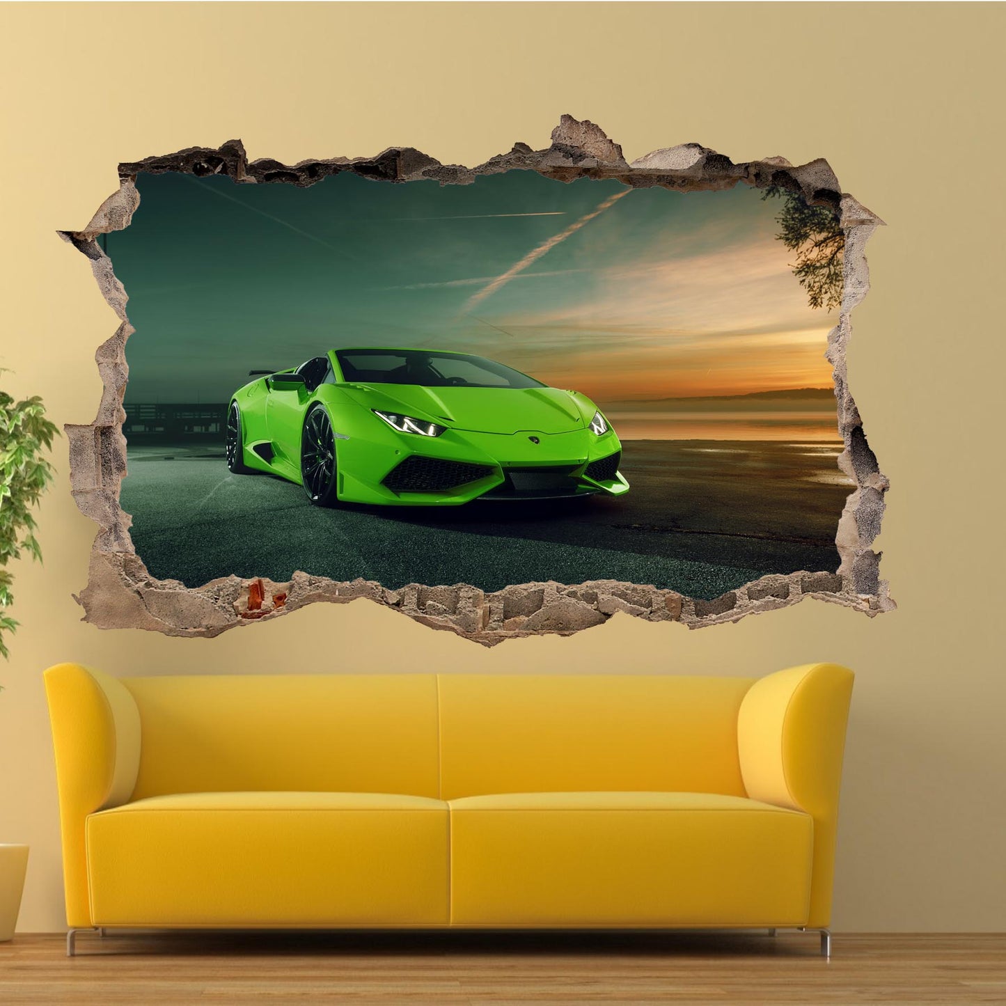 LAMBORGHINI SPYDER WALL STICKER mural decal poster