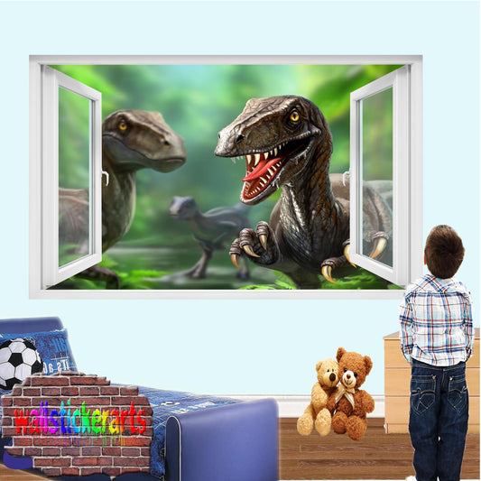 Jurassic World Dinosaurs Wall Sticker Mural Poster Decal