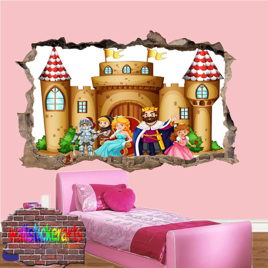 Happy Kingdom 3d Art Wall Sticker Room Office Nursery Decor Decal Mural XQ7
