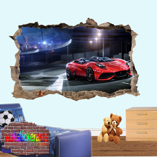 FERRARI WALL STICKER mural decal poster