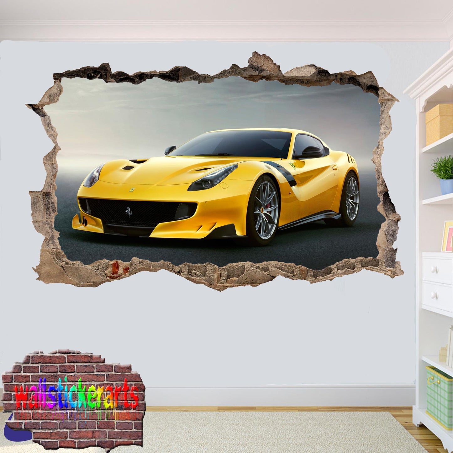 FERRARI WALL STICKER mural decal poster