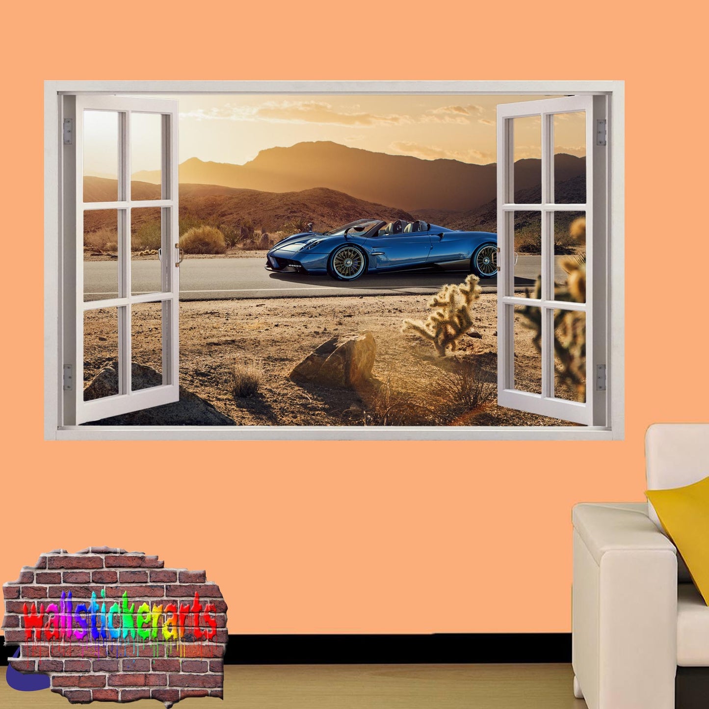 PAGANI WALL STICKER mural decal poster