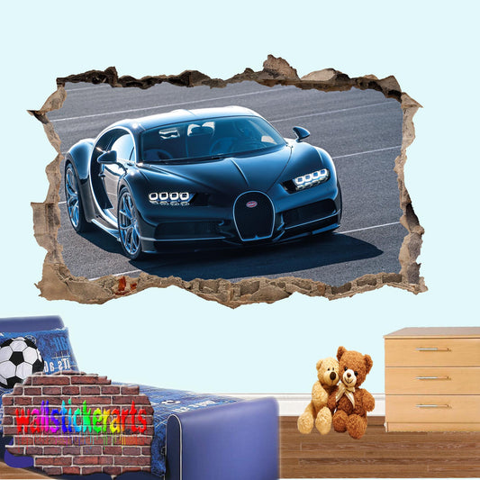 BUGATTI CHIRON WALL STICKER mural decal poster